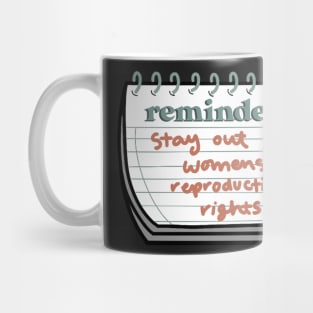 reminder note Mug